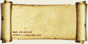 Magdalena Crnjanski vizit kartica